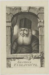 Retrato de Jonathan ben Nathan Eybeschütz 1690-1764, 1772