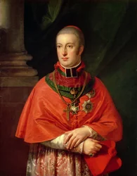 Rudolf de Habsburgo, Archiduque de Austria (1788-1831), hijo menor de Leopoldo II (1747-93), en vestiduras de cardenal