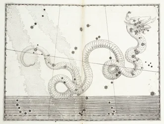 Constelación de Serpens Caput y Serpens Cauda, c.1603