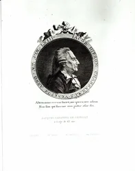 Retrato en medallón de Giacomo Casanova (1725-98) a los 63 años, 1788