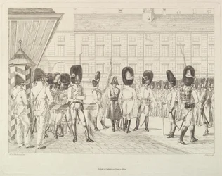 Granaderos austriacos, principios del siglo XIX