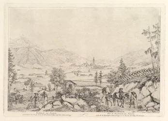 Paisaje rural, Radstadt am Tauren, principios del siglo XIX