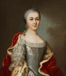 Retrato de la princesa María Luisa Albertina de Hesse-Darmstadt, ca 1760