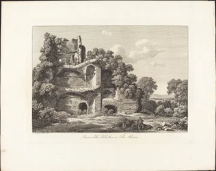 Restos de la Biblioteca en la Villa Adriana