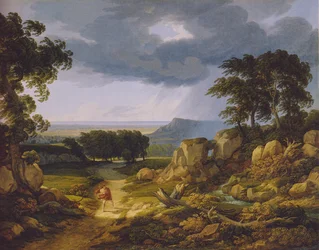Alemán: Sturmlandschaft (Canción de tormenta de los vagabundos).