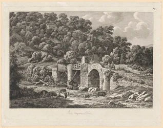 Paisaje - Ponte Aquoreo en Tívoli