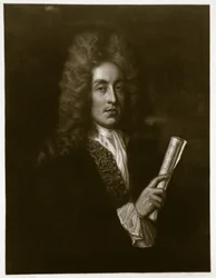 Retrato de Henry Purcell (1659-95) grabado por George J. Zobel (1810-81)