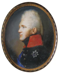Retrato del Emperador Alejandro I 1777-1825, 1805