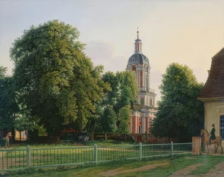 Iglesia en el parque del castillo de Buch