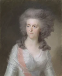 Frederika Sophia Wilhelmina (Guillermina; 1751-1820), princesa de Prusia. Esposa del Príncipe Guillermo V
