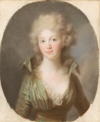 Friederike Luise Wilhelmine de Prusia 1774-1837, Reina de los Países Bajos, c. 1790