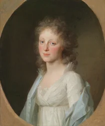 Johann Friedrich August Tischbein Retrato de la Sra. Loder