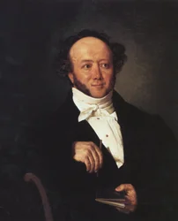 Retrato de Albert Bitzius (1797-1854).