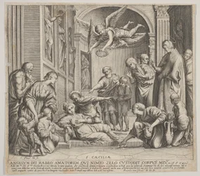 La muerte de Santa Cecilia, ca. 1640-60