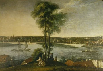 Potsdam, Parque del Palacio Sanssouci desde el Brauhausberg