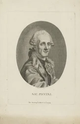 Retrato del compositor Niccolò Piccinni 1728-1800