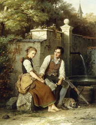En el pozo, 1872