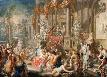 Escena de Fuente frente a un Palacio, 1731-1734