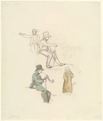 Estudios de figuras, 1801