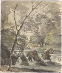 Cascada en el Jardín Inglés