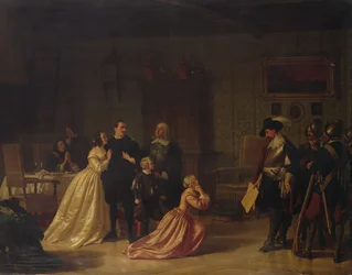 El Arresto de un Patricio Durante la Guerra de los Treinta Años