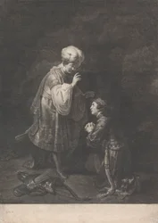 La sumisión de Absalón a su padre, el rey David