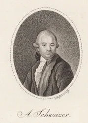 Retrato del compositor Anton Schweitzer 1735-1787, 1785