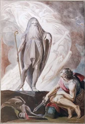 Tiresias predice el futuro a Odiseo