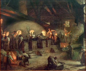 Fábrica de vidrio en Hesse