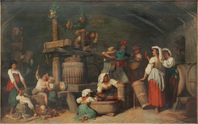 Prensa de vino romana