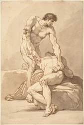 Dos hombres desnudos