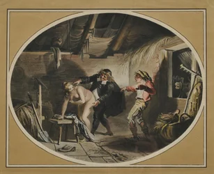 La yegua del compadre Pierre después del poema de Jean de La Fontaine, 1800