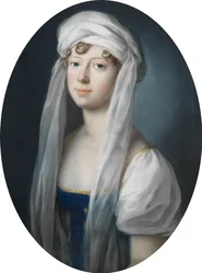 Johann Heinrich Schröder - Gran Duquesa Maria Pavlovna Romanova de Rusia como Princesa Heredera de Sajonia-Weimar-Eisenach en 1806