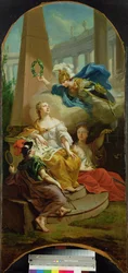 Alegoría que representa el próspero gobierno de los Landgraves de Hessen-Kassel, 1764
