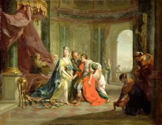 Antonio, mortalmente herido, con Cleopatra, c.1797-99