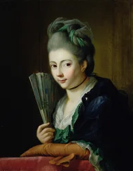Retrato de la hija del artista Amalie