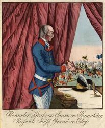 Mariscal de campo Generalísimo Príncipe Alexander Suvorov 1729-1800, c. 1790