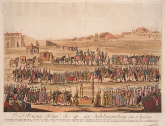 La Entrada del Sultán Selim III para Ceñir el Sable el 13 de abril de 1789, 1789
