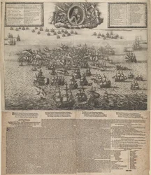 La Batalla de la Bahía de Køge en julio de 1677