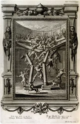 Sansón destruye el templo de Baal