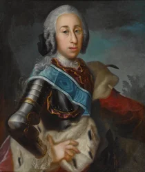 Clement Francois De Paule, prince de BAVIERE - Clemente Francisco de Baviera (1722-1770) - Johann Jonas Michael (c. 1715-1791). Óleo sobre lienzo