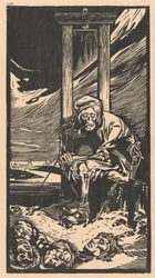 La muerte en la guillotina (impresión)