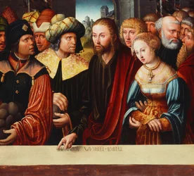 Cristo y la adúltera, c.1525