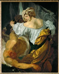Judith y Holofernes, obra tardía (pintura sobre lienzo)