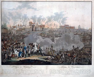 La Batalla de Ratisbona el 23 de abril de 1809