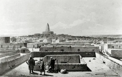 Timbuktu desde la Terraza de la Casa del Viajero, de 