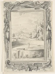 Estudio para El vellón de Gedeón, lámina 375, Physica Sacra