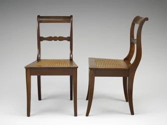 Par de sillas laterales, c. 1846-1860