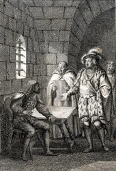 Tratado de Trausnitz: El emperador romano Luis IV del Sacro Imperio se reconcilia con Federico el Bel (1286-1330) en 1325 para llegar a un acuerdo 13/03/1325 (El emperador Luis IV renueva la antigua amistad con Federico I de Austria, y acuerdan gobernar el