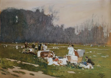 En el prado